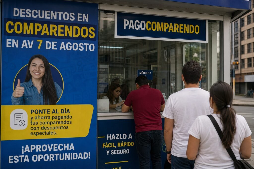 DESCUENTOS EN COMPARENDOS EN AV 7 de agosto. PAGOCOMPARENDO